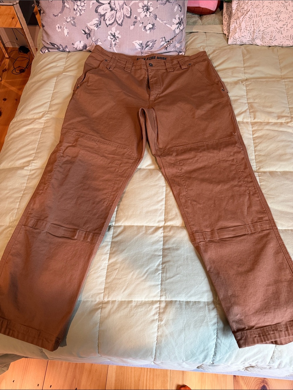 Duluth Trading Co Brown Cargo Utility Pants